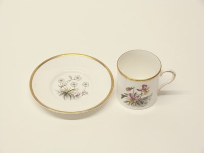 Lot 401 - Royal Worcester coffee set comprising six...