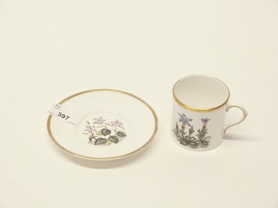 Lot 401 - Royal Worcester coffee set comprising six...