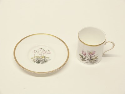 Lot 401 - Royal Worcester coffee set comprising six...