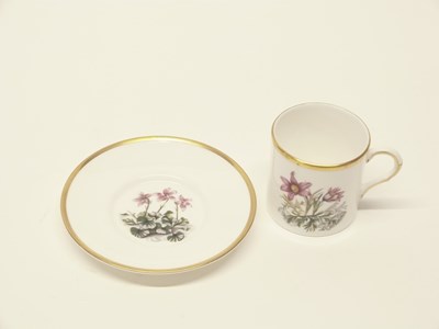 Lot 401 - Royal Worcester coffee set comprising six...