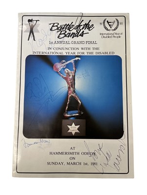 Lot 202 - 1981 Battle of the Bands Final, Hammersmith...