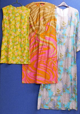 Lot 59 - Three circa 1960's/70's lady's dresses to...